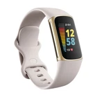 Fitbit Charge 5 Lunar White/Soft Gold Activity Tracker NIB Sealed
