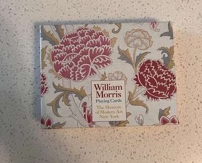 William Morris Playing Cards Chrysanthemum Motif Museum of Modern Art MOMA 97 K1