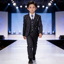 Children's Suits Wedding Birthday Party Piano Performance Boys Costume Set