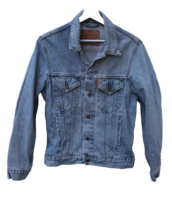 Levi's jeans jacket denim jacket blue women's size S 36 38