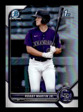2022 Bowman #BCP-43 Robby Martin Jr. Chrome Prospects Refractors #/499