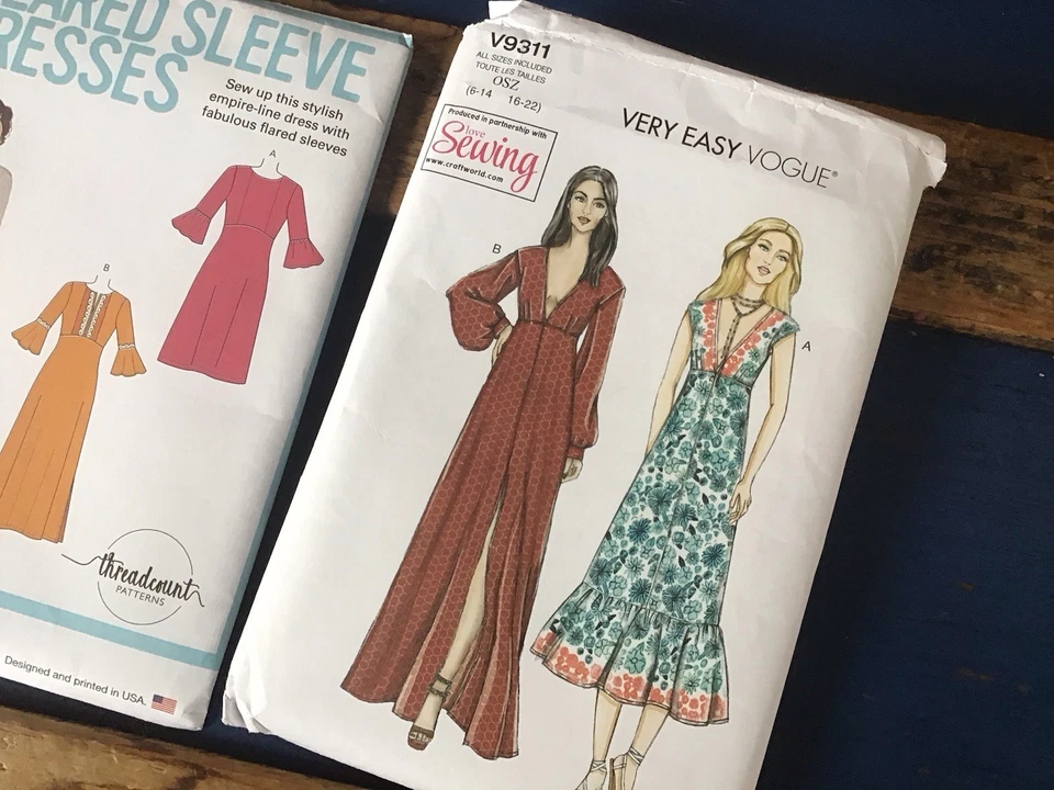 Job Lot X6 VOGUE simplicity McCalls VINTAGE 40s 50s 70s Sewing Patterns DRESS - Image 4 of 4