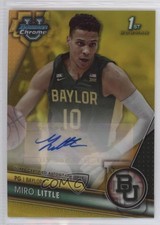 2023-24 Bowman U Chrome Prospect Yellow Refractor 74/75 Miro Little Auto 1bj7