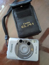 Canon ELPH Jr. 26mm Film Camera w/Case Used Untested
