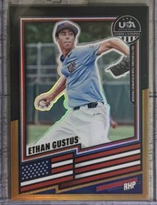 2026 Stars & Stripes USA Baseball Ethan Gustus Black Gold Parallel SP #5/5