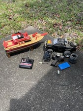 Radio Shack Vintage RC Fire-Fighting Speed Cruiser Radio Controlled Boat 60-4072