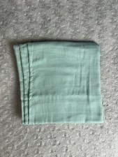 Amazing Baby Solid Light Green Swaddle Blanket Muslin Cotton Thin