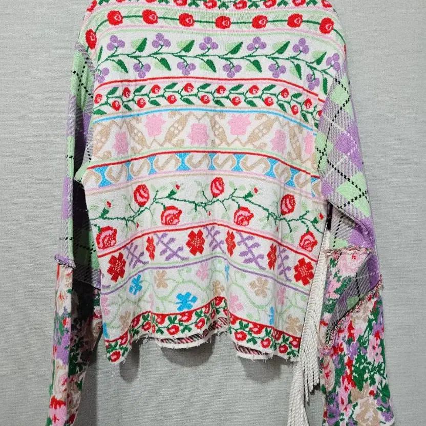 MSGM Patchwork Print Knit Cardigan - Unique Design - image 3