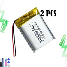 2X 3.7V 1000mAh Polymer Li Battery Lipo 803040 Li-ion For MP4 GPS Tablet PC