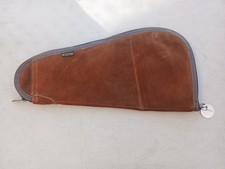 Vintage Kolpin Pistol Rug Case Leather 16.5 X 8 Large Revolver Suede Ruger