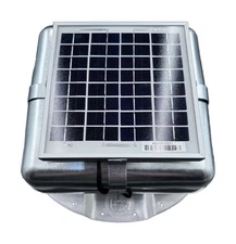 Solar RoofBlaster for 3.5" Ribbed Conex Shipping Container (Galvanized)
