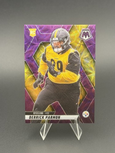 2025 Panini Mosaic - Rookies Derrick Harmon #327 Purple Scope Prizm (RC)