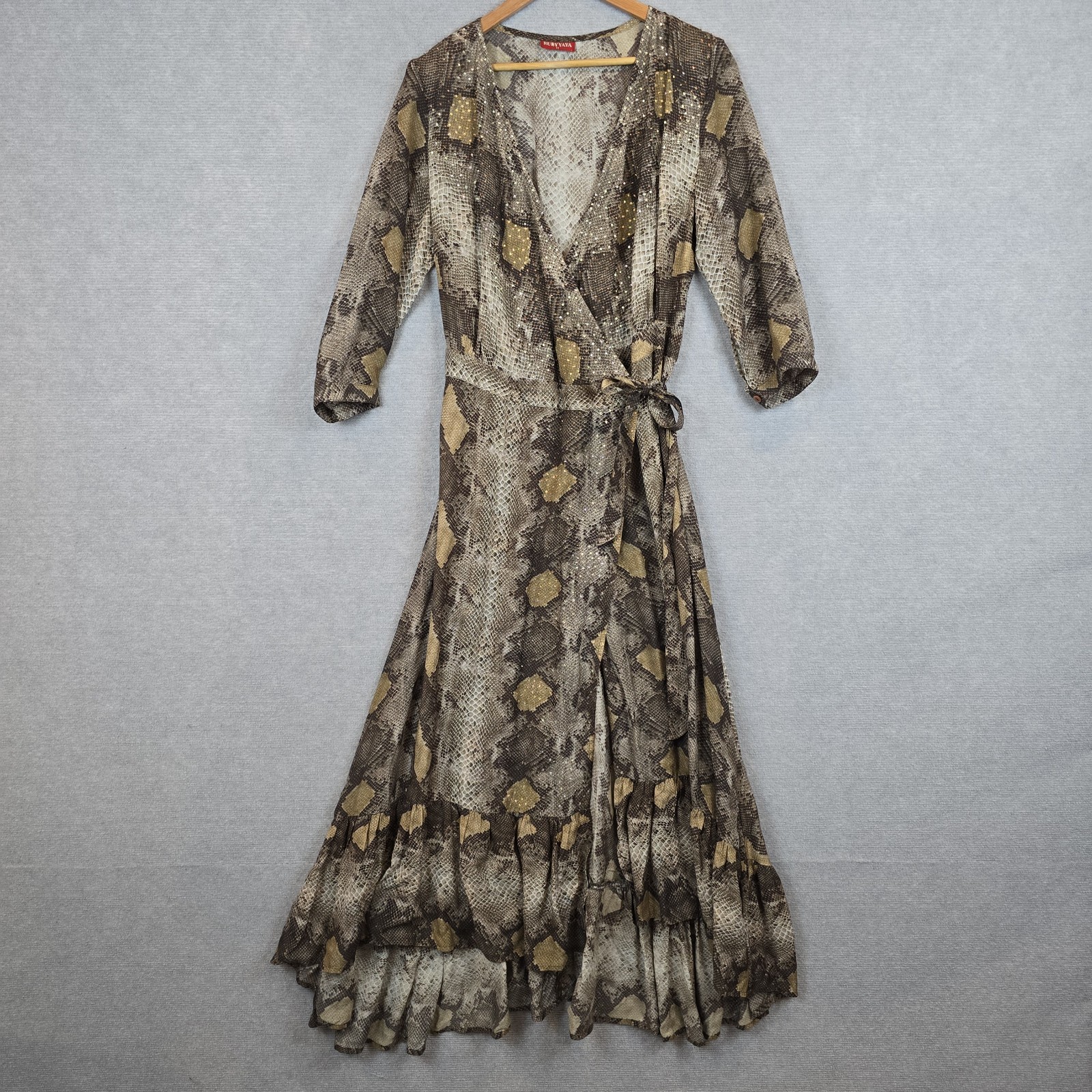 Ruby Yaya Dress Womens Size Medium Python Snake S… - image 1