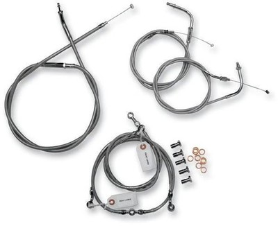 Baron Custom Accessories Edelstahl Kabel- Und Leitungsset (+16 In) BA-8014KT-16*