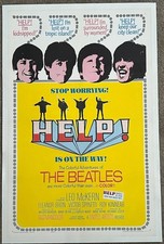 HELP!  US 1 Sheet Original Film Poster 1965 LINEN BACKED The Beatles John Lennon
