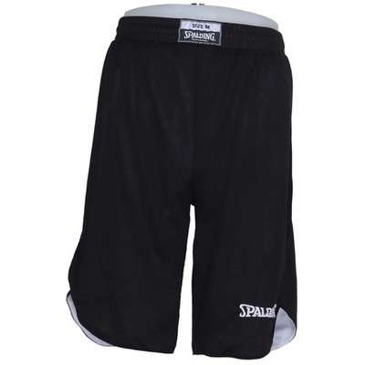 Spalding, Basketball Shorts, Größe: M, Schwarz/Weiß, Einfarbig, Herren #R5S