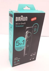 Braun Tout-en-un 3 AIO3450 5-in-1 Kit de trempage des cheveux de barbe Nouveau dans la boîte