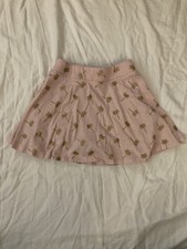 Size S/P 5/6 Place girl clothes - one piece skirt palm tree theme