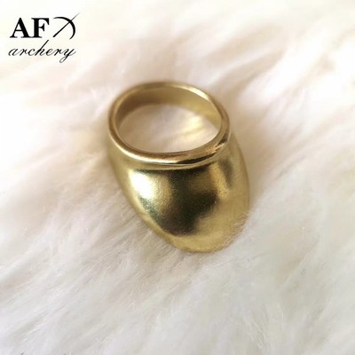 AF Archery Copper Thumb Ring 17-24mm Finger Protection for Hunting Shooting