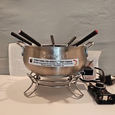 Cuisinart Electric FONDUE Set Machine Model C...
