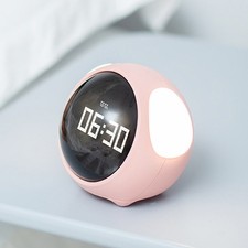 Digital Alarm Clock with LED Time Display Temperature Monitor and Snooze