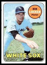 1969 Topps Baseball Card Bob Locker Chicago White Sox #548 EX-MT