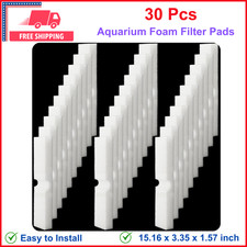 30Pcs Aquarium Foam Filter Pads For Fluval Fx4, Fx5, Fx6 Cartridge Filters 30ppi