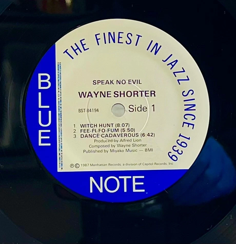 LP: Wayne Shorter, Speak No Evil, Blue Note, BST 84194, Reissue, Stereo, DMM, - Image 3 of 4