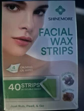 ShineMore Facial Wax Strips for hair removal - Hypoallergenic for All Skin