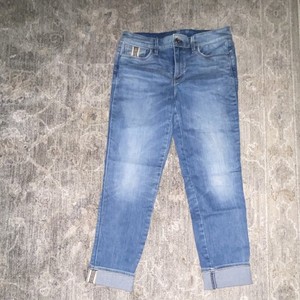 White House Black Market Women’s Slim Skinny Jeans Blue Medium Wash Mid Rise 4