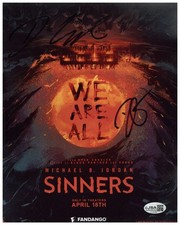 Ryan Coogler & Delroy Lindo Signed Sinners Autographed 8x10 Photo JSA COA