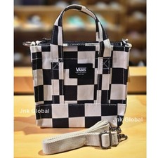 Bolso de Mano VANS Checkerboard LIL Pergs Midi de Lona Eco Hombro 7L-VN000HRW3KS1