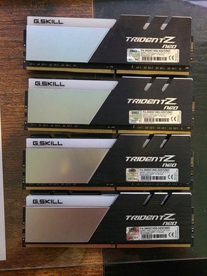 G.SKILL Trident Z Neo Series DDR4 RAM (XMP) 64GB (4x16GB) 3600MT/s CL16-19-19-39