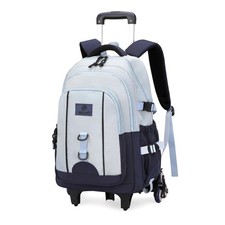 Boys Backpack with 6 Wheels for School Kids, Rolling Backpack for Boys Elemen...