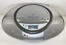 Sony CFD-S350 Stereo Boombox Cassette CD Player AM FM Radio W/Cord - Tested