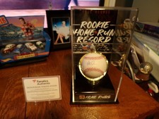 PETE ALONSO AUTOGRAPH BASEBALL ROOKIE HR RECORD CASE FANATICS HOLOGRAM FREE SHIP