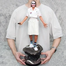 54cm Joker Nurse Figure Heath Ledger DC Series Collectible Scene Model Statue