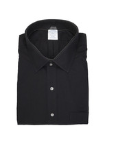 Brooks Brothers Regular Non-Iron All Cotton 18-36/37 Ainsley Collar Black