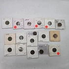 17-Coin Indian Head Cent Lot 1863–1909 – Raw 2x2 – Good to VF – See Desc