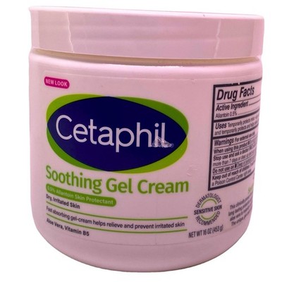 Cetaphil Soothing Gel Cream Allantoin Dry Irritated Skin 1 Pack New Exp 08/26