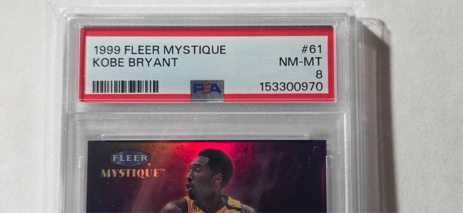 1999 FLEER MYSTIQUE 61 KOBE BRYANT - PSA 8 🔥🔥 just Graded view 5