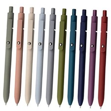 Gel Pens, 10 Pcs 0.5mm Fine Point Smooth Writing Pens High 10 Pcs Mixed colors