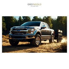 Ford F-150 pickup truck Poster Wall Art Print pick size A4/A3/A2/90x60cm