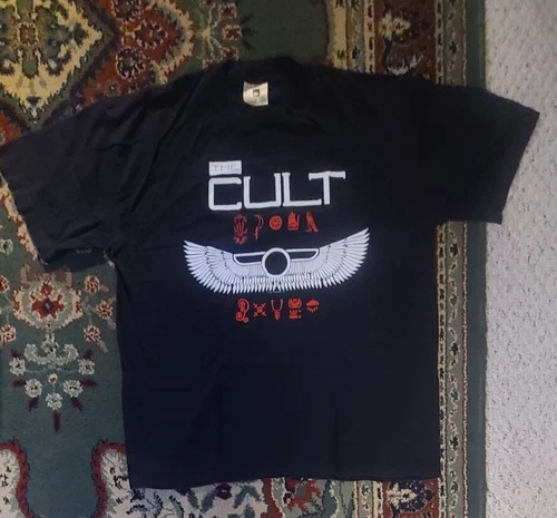 ORIG Vintage The Cult "Cult Rising" North American Tour 1990s vintage concert t-shirt, vintage, size XL, single stitch, B+ condition