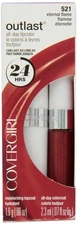Cover Girl Outlast ALL DAY 24 Hr Lip Color & Gloss ETERNAL FLAME 521
