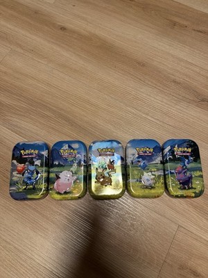 Pokemon Mini Tin Box leer Erhabene Helden 5x