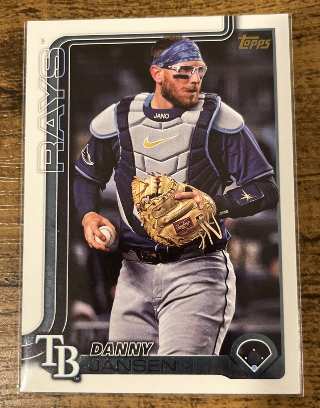 2025 Topps Update Danny Jansen Golden Mirror Image Variation SSP #US81 Rays RARE