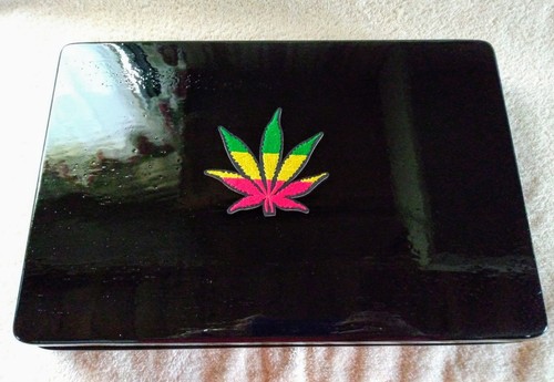 Sweet Leaf Ace Of Spades Black Poker Case