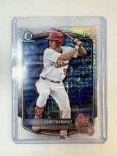 2025 Bowman - Chrome Prospects JJ Wetherholt #BCP-22 Mojo Refractor (RC)