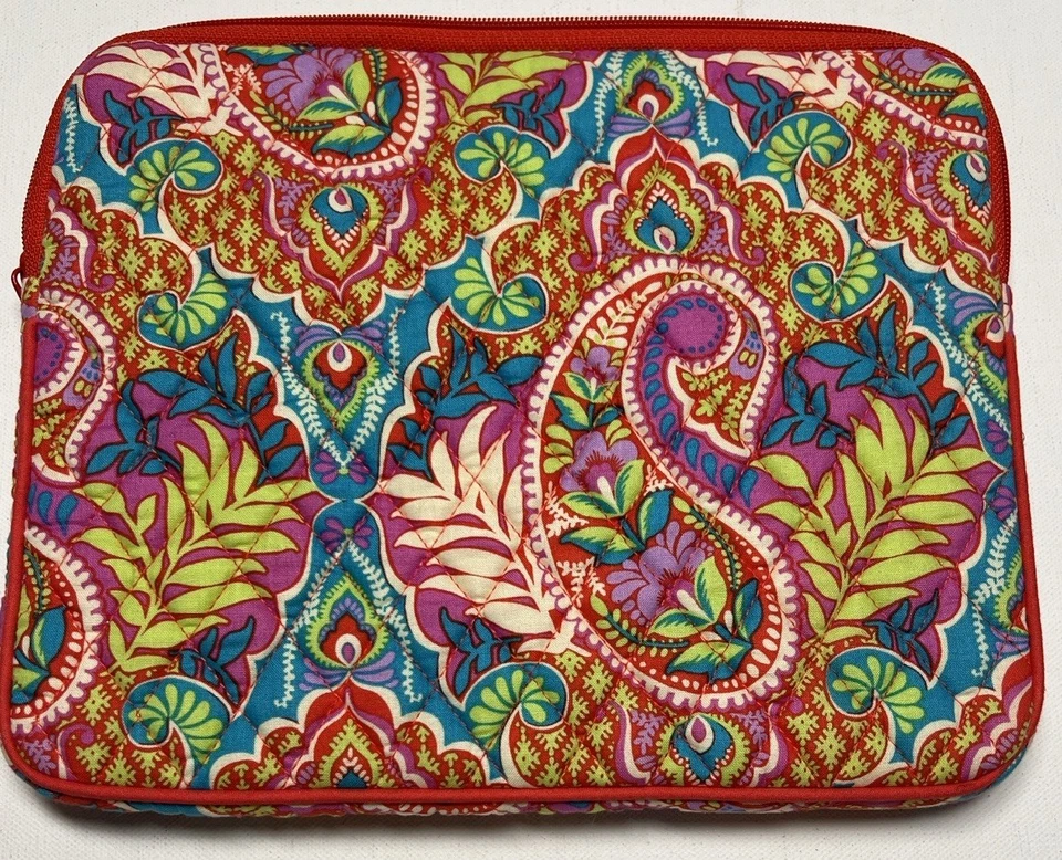 Vera Bradley Red Paisley Floral  Mini Tablet E-Reader/Book Sleeve Case - Image 2 of 4